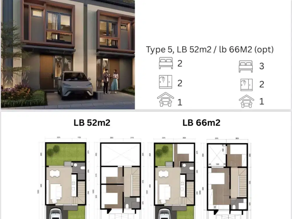 Rumah VIREYA BSD City – Lynelle Cluster: Modern Tropical Home Mulai 1 M-an!