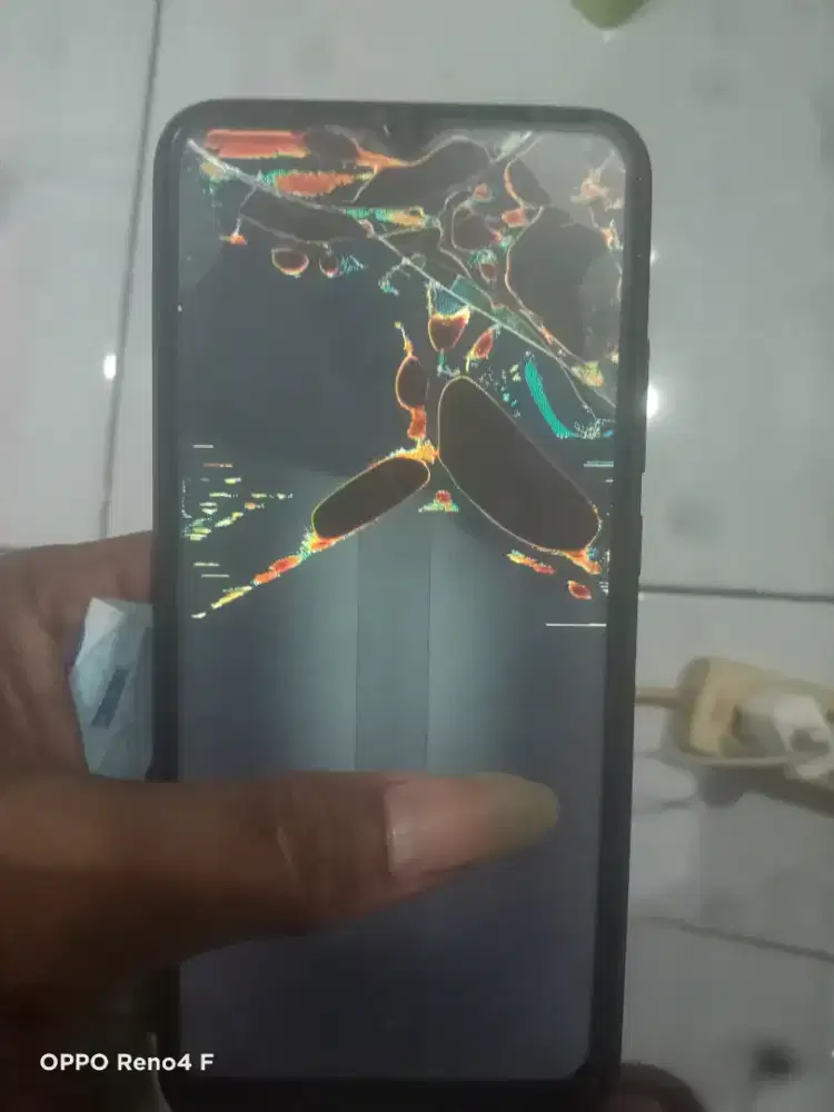Di jual hp Redmi 9A kondisi LCD pecah