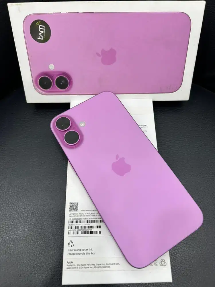 Iphone 16 Plus , Pink , 256GB IBox