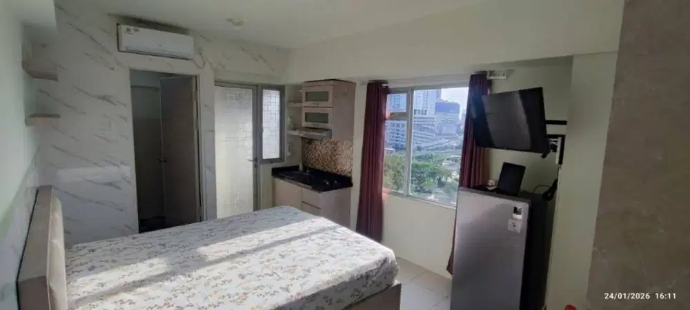Disewakan Apartemen Educity Pakuwon City tipe studio plus full furnish