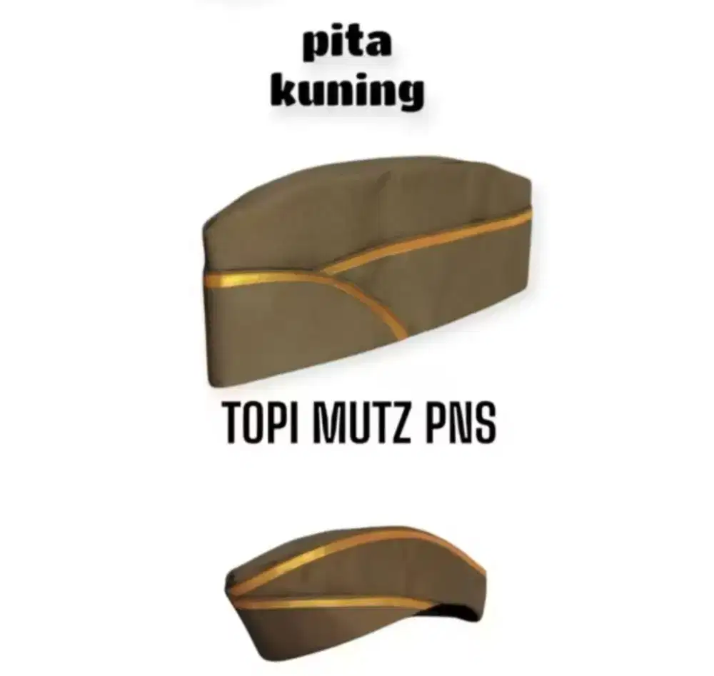 Topu muts pria PNS ASN PPP3