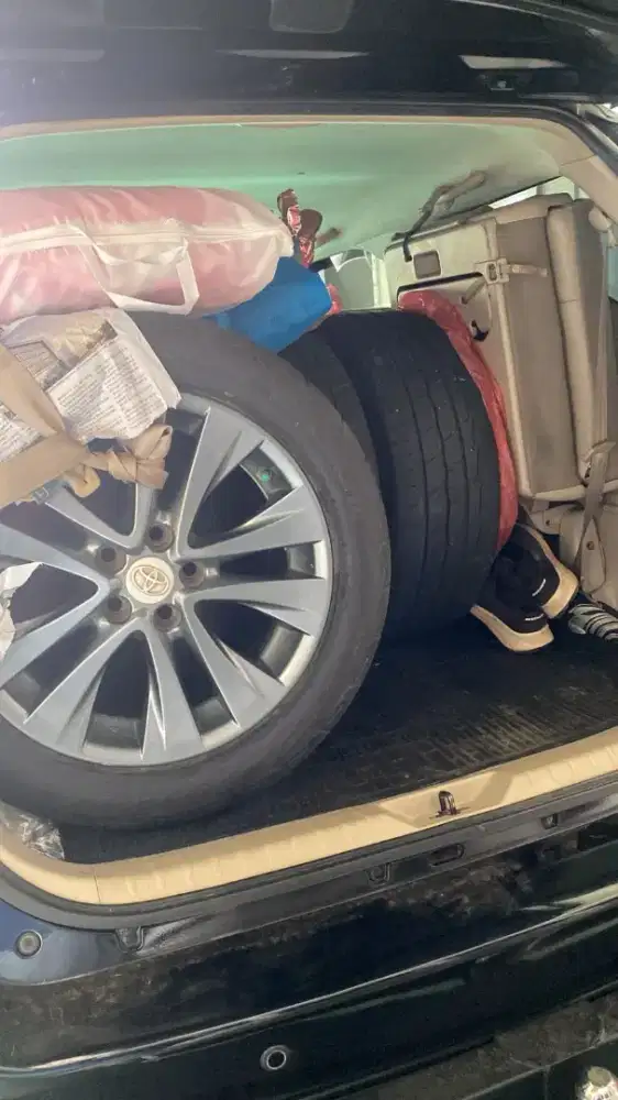 Velg Oem Alphard Original Cabutan Dan Ban Bridgestone 235/50 R18