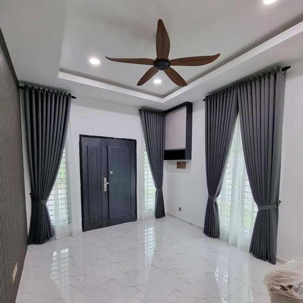 Jual Gorden Blackout Sekat Klinik Hordeng Pintu Gordyn Vitrase