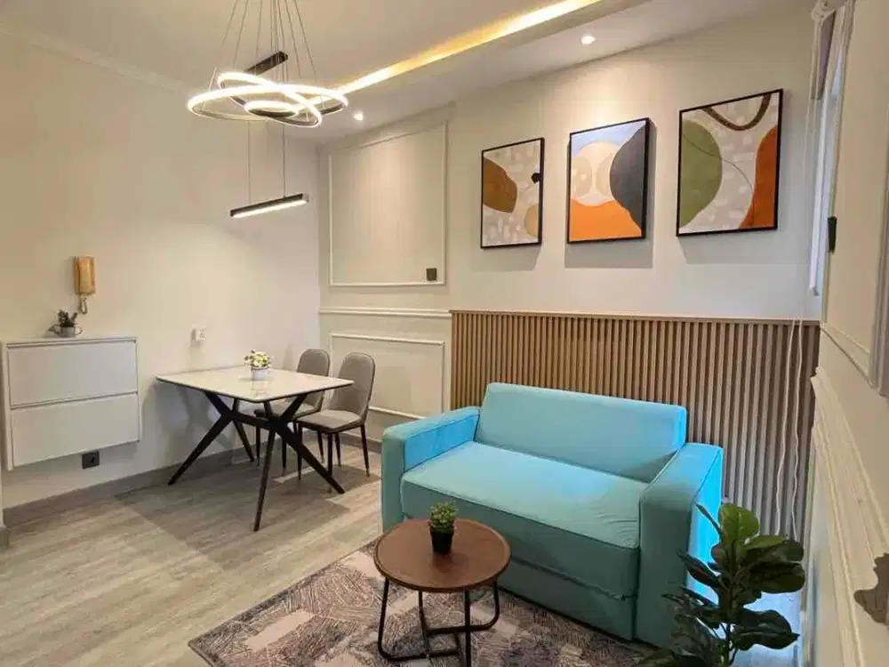Dijual Brand New Apartemen Gading Mediterania Residences Interior design 2 kamar siap pakai