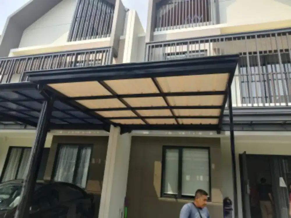 kanopi besi hollow galvanis model profilan