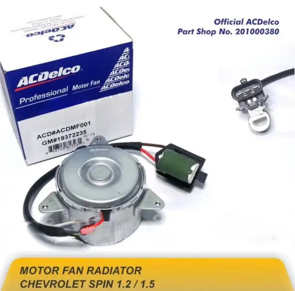 Motor Dinamo Fan Kipas Radiator ORI Chevrolet Spin 1.2 1.5 ACDELCO GM