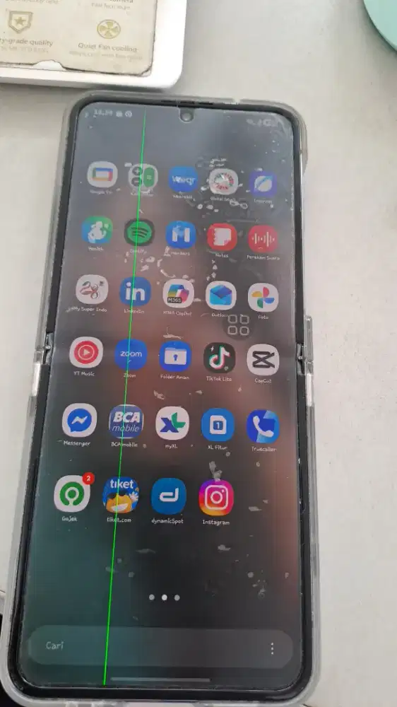 Di jual cepat hp samsung z flip 4 purple ,ram 8/128