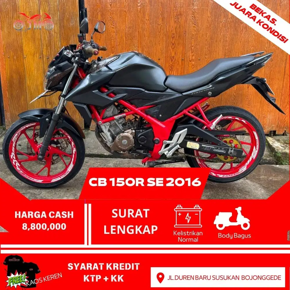 CB 150R 2016 SURAT LENGKAP MESIN HALUS SIAP PAKAI TERMURAH