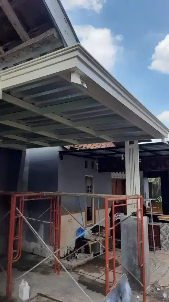 kanopi besi hollow galvanis model profilan