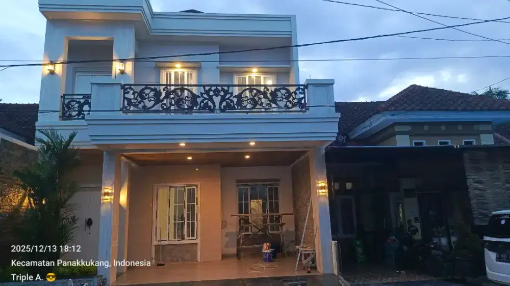 Bangun rumah borongan/harian