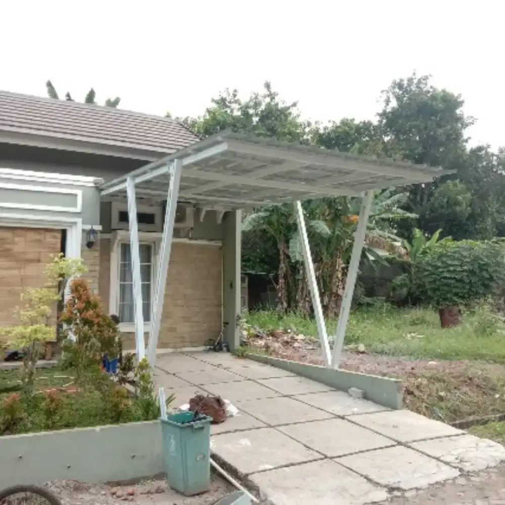 kanopi baja ringan atap spandek, alderon dan lainnya