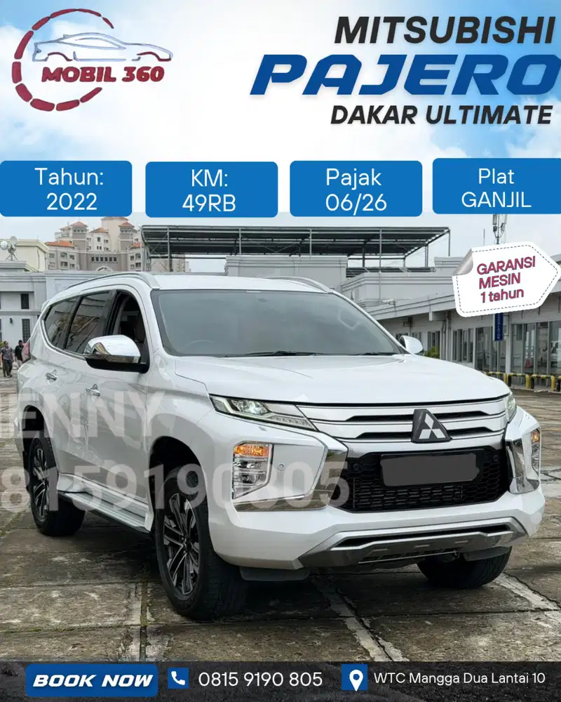 Pajero Dakar Ultimate disel tahun 2022