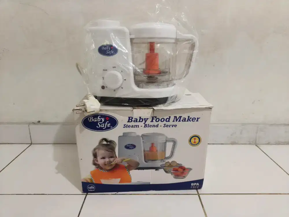Baby Food Maker Baby Safe Baru tidak pernah di pakai