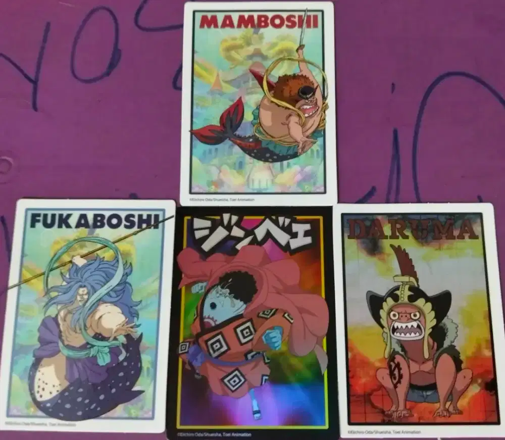 One Piece Sticker Collection Card