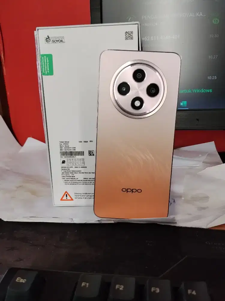Oppo reno 12F 5G 12/256gb tipe tertinggi mulus fullset grs resmi