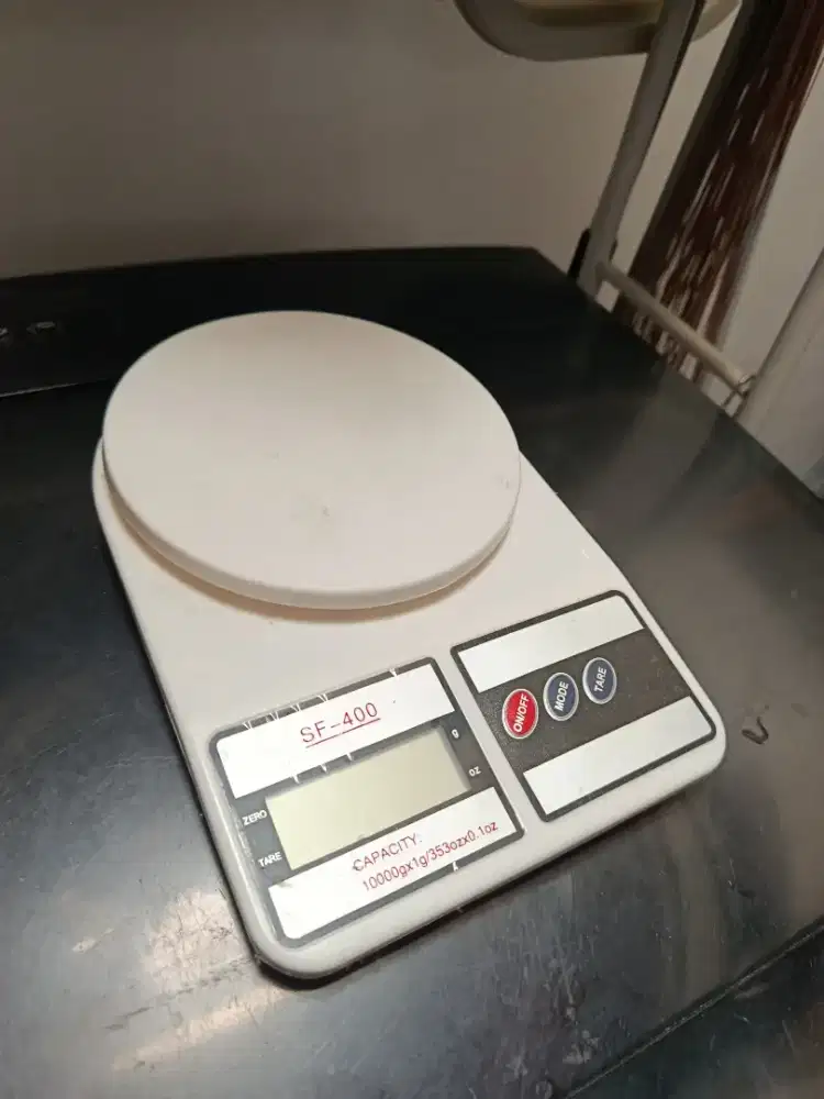 Timbangan makanan minus habis baterai nya