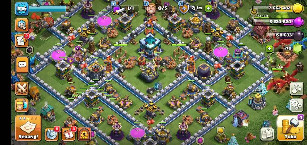 Clash of clans th 13 max