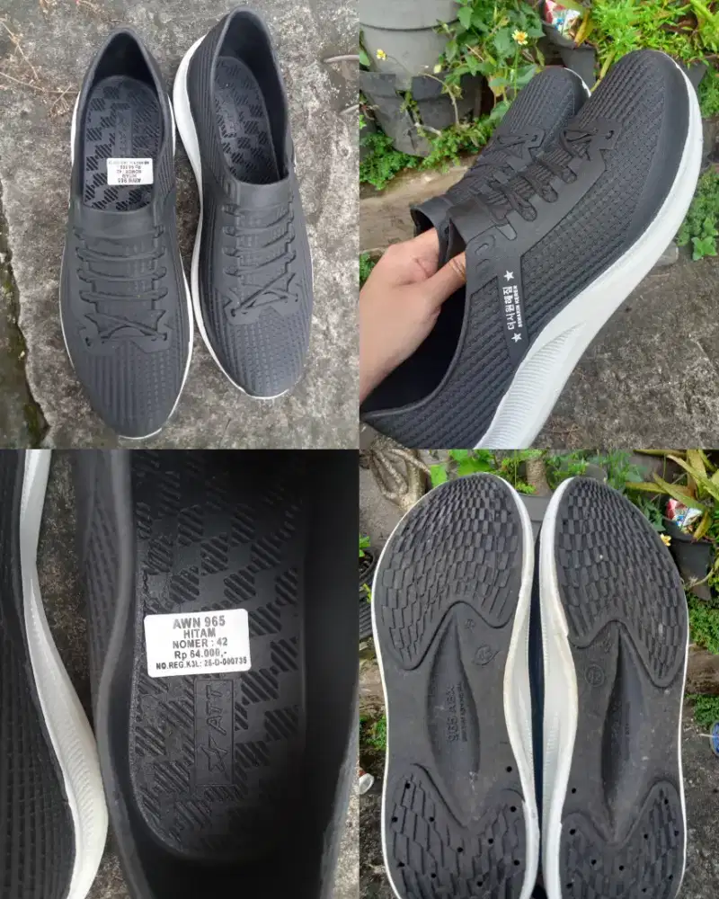 preloved sepatu karet size 42 tdk pernah dipakai