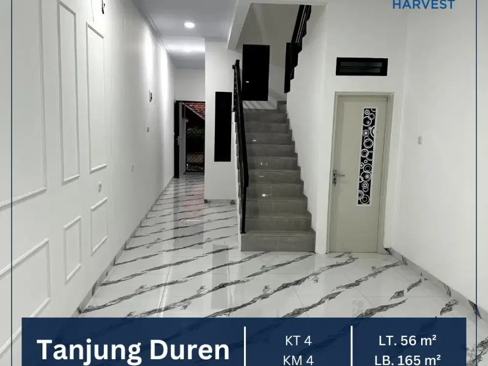 DIJUAL MURAH BRAND NEW HOUSE SISA 1 UNIT TANJUNG DUREN JAKARTA BARAT