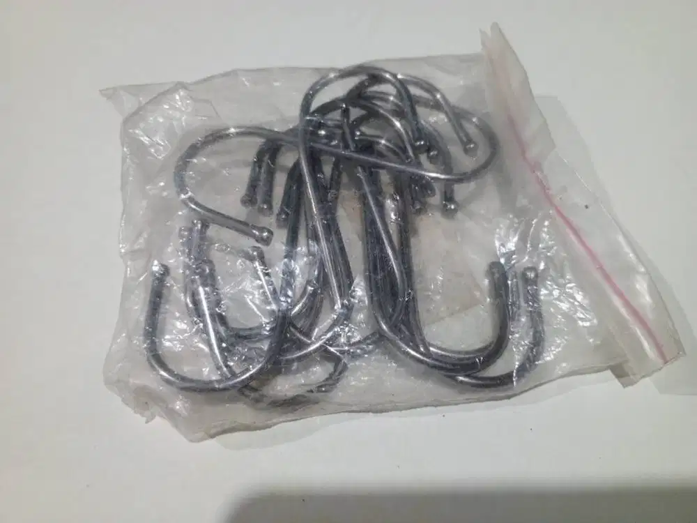 Hanger Hook Gantungan Serbaguna 10 Pcs ( SET ) Stainless Steel