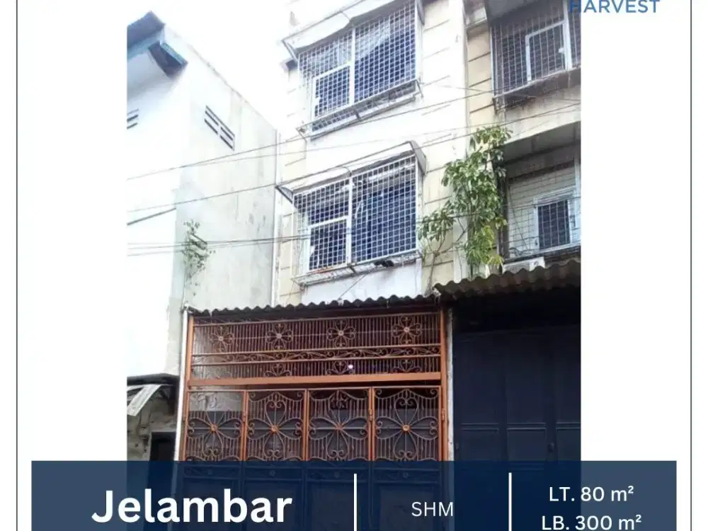 DIJUAL/DISEWA MURAH RUKO LOKASI STRATEGIS JELAMBAR JAKARTA BARAT
