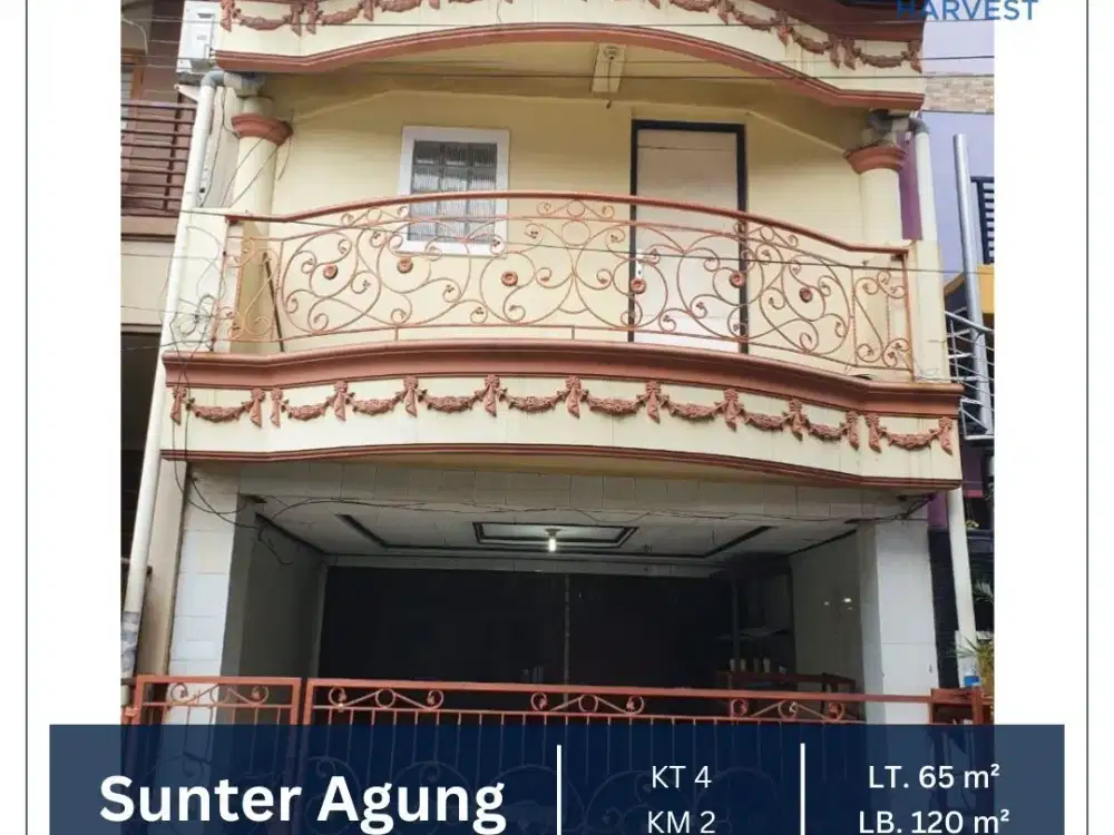 DIJUAL HARGA BU RUMAH TINGGAL SANGAT MURAH SUNTER AGUNG JAKARTA UTARA