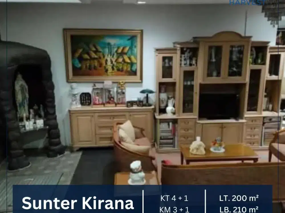 DIJUAL MURAH RUMAH BAGUS SIAP HUNI 2 LANTAI SUNTER KIRANA JKT UTARA