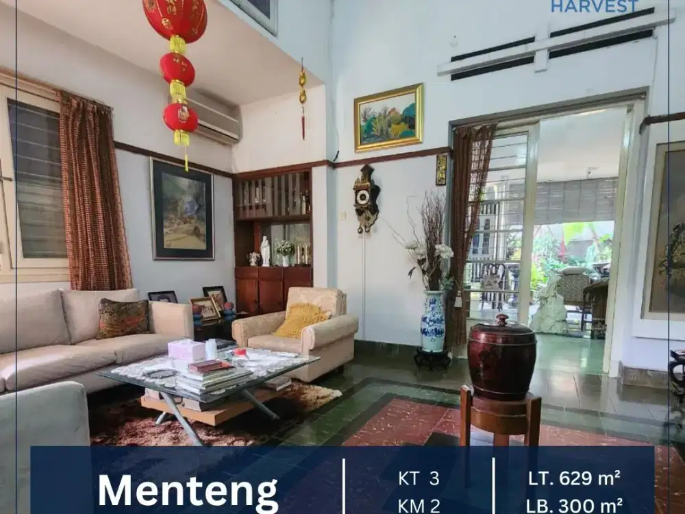 DIJUAL CEPAT RUMAH LAMA DIKAWASAN ELITE SEDERET RUMAH DINAS WAPRES