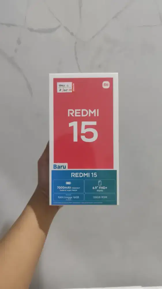 PROMO REDMI 15 8/256 NEW SEGEL