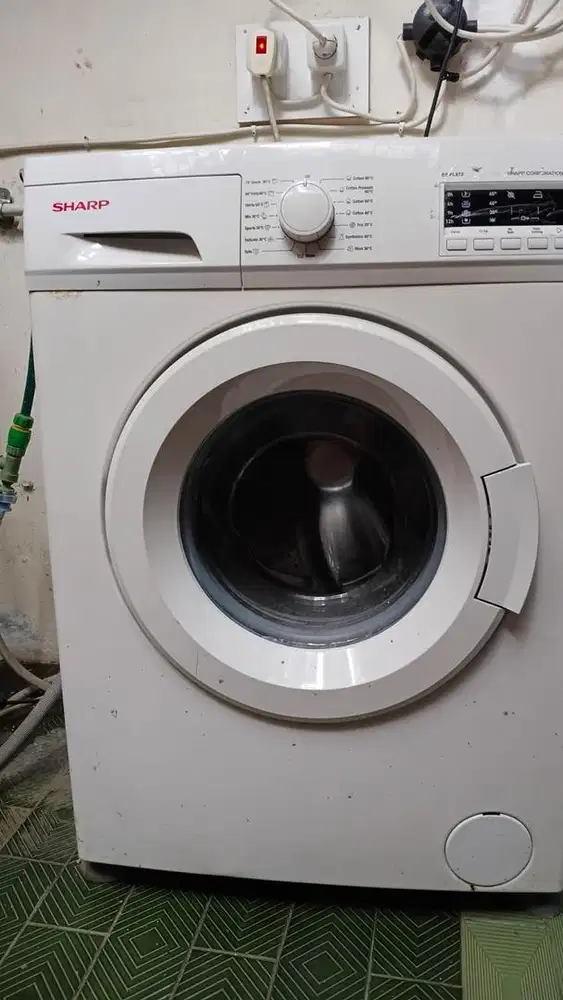 Mesin cuci sharp bukaan depan rusak