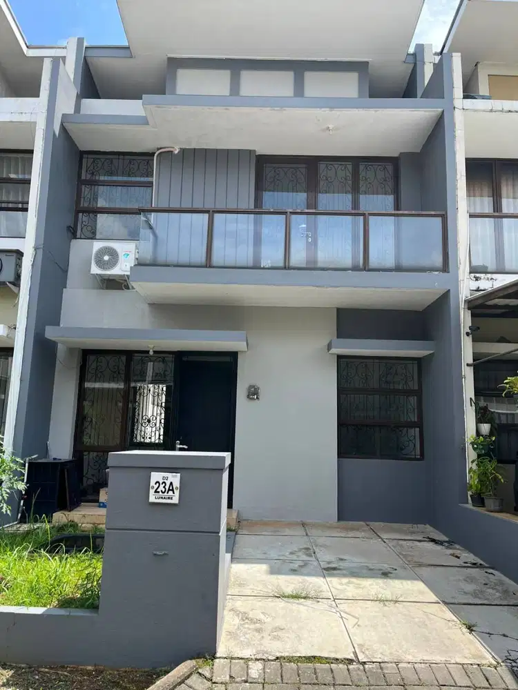 Disewakan: Rumah Nyaman di Cluster Lunaire Salvia, Serpong Park. Hunia