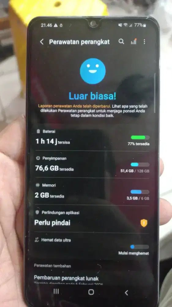 JUAL SAMSUNG A31 GOOD CONDITION