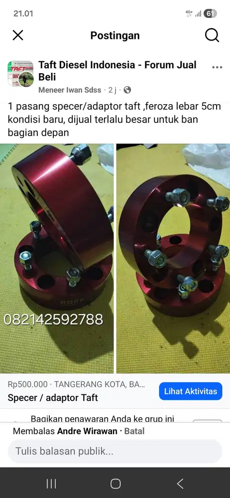 Specer / adaptor feroza,taft