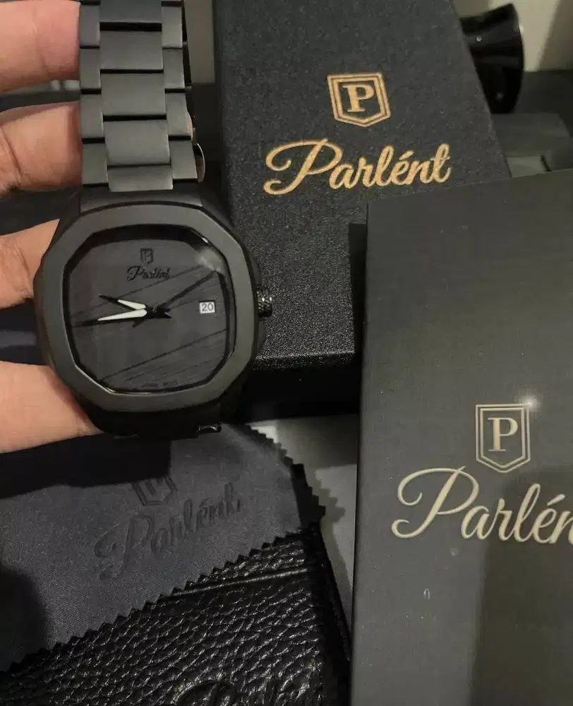 Jam Tangan Parlent Gallant Graphite Steel Black (Bekas-Second)