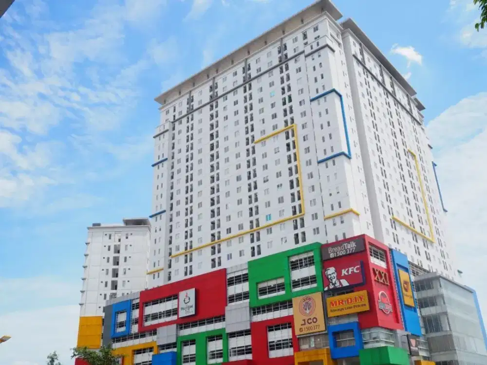 sewa 2 br furnish atas mall akses langsung ke mall bassura