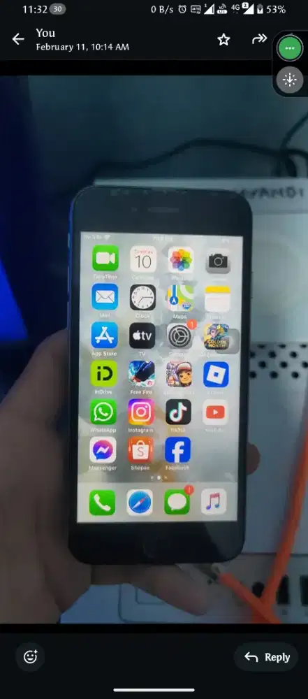 Iphone 6s 64gb bisa semua kartu Uda diinstal aplikasi tinggal pake