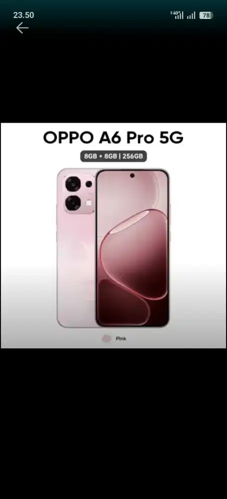 Jual cepat Oppo a6 pro 5g