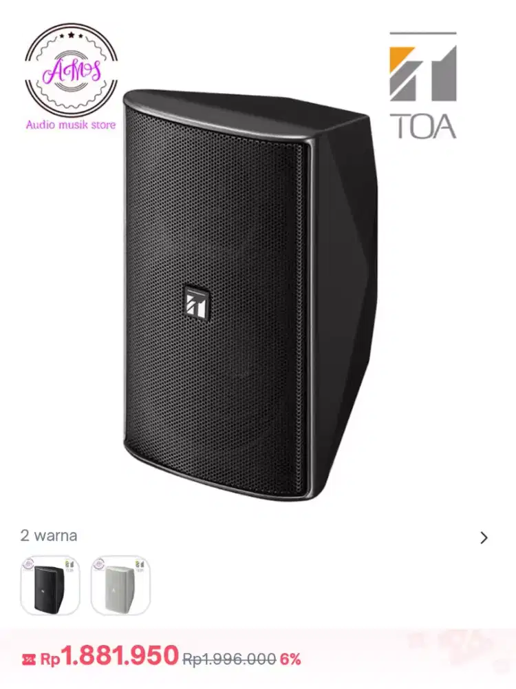 Speaker Toa F2000 Harga 1 unit