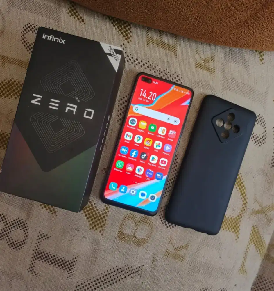 infinix zero 8 ram 8/128 fullset ori