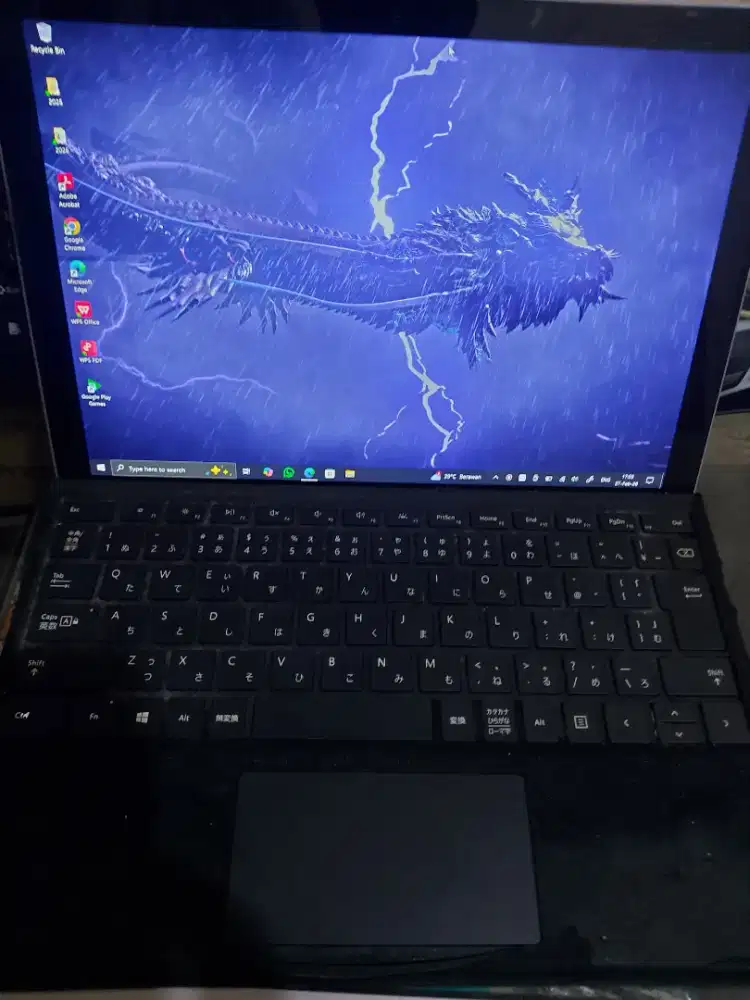 Dijual laptop microsoft surfave 5 pro minus retak