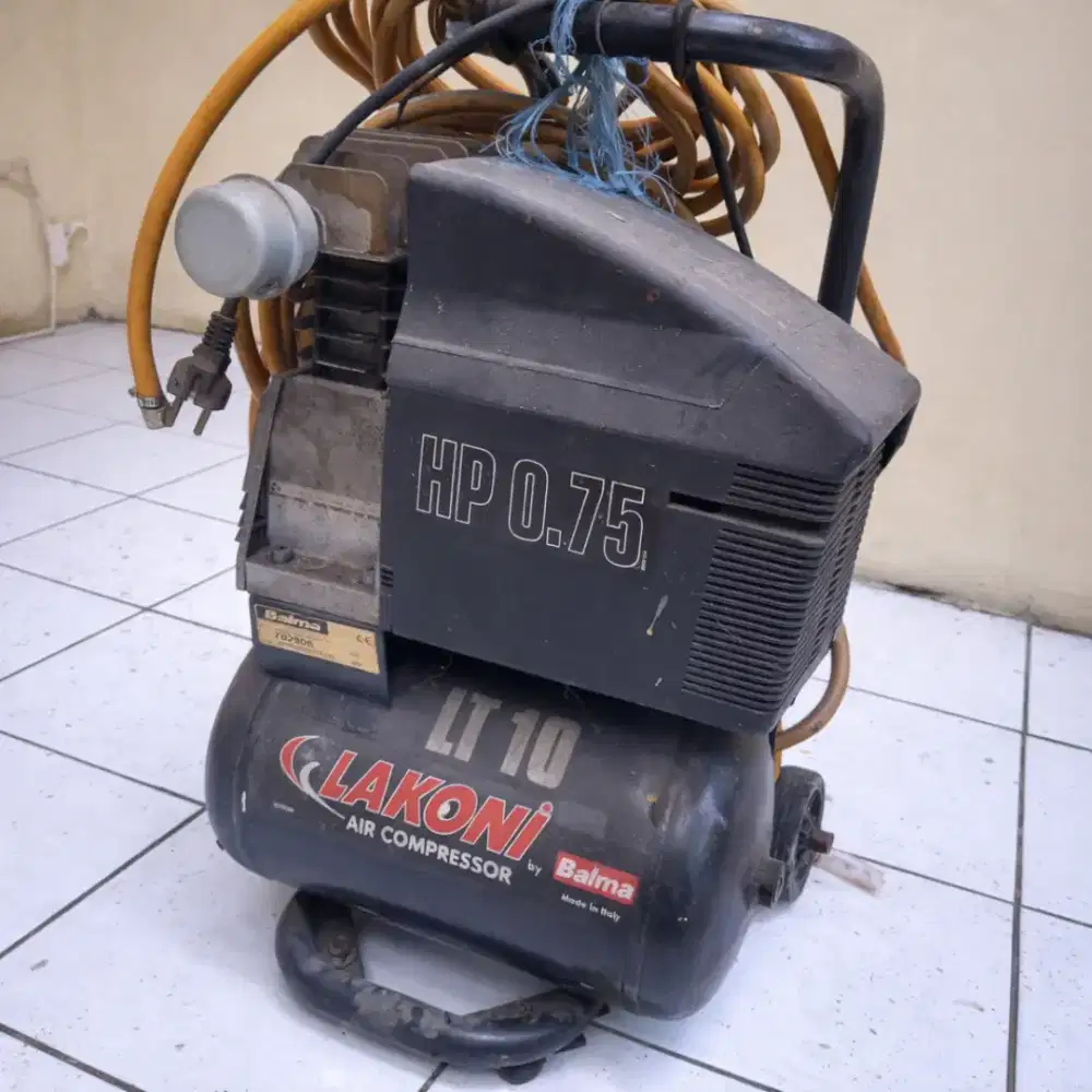 Kompresor Angin Lakoni LT 10 – 0.75 HP original (Balma Italy)