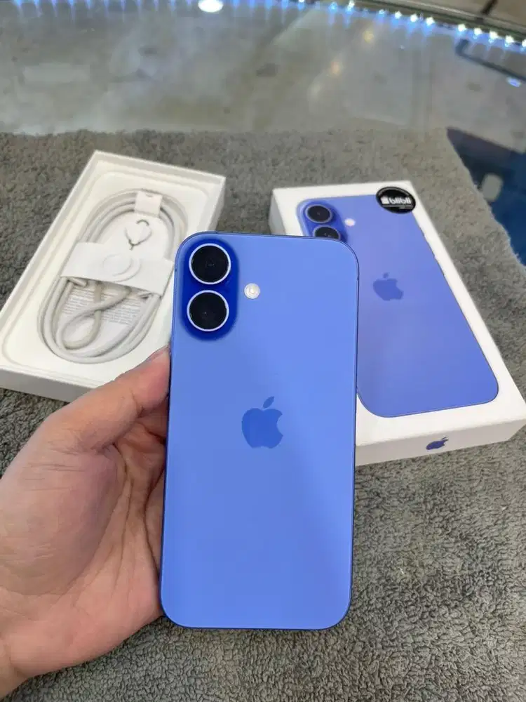 Iphone 16 256 Ultramarine Resmi On 11/07/2026 Bh100% fullset