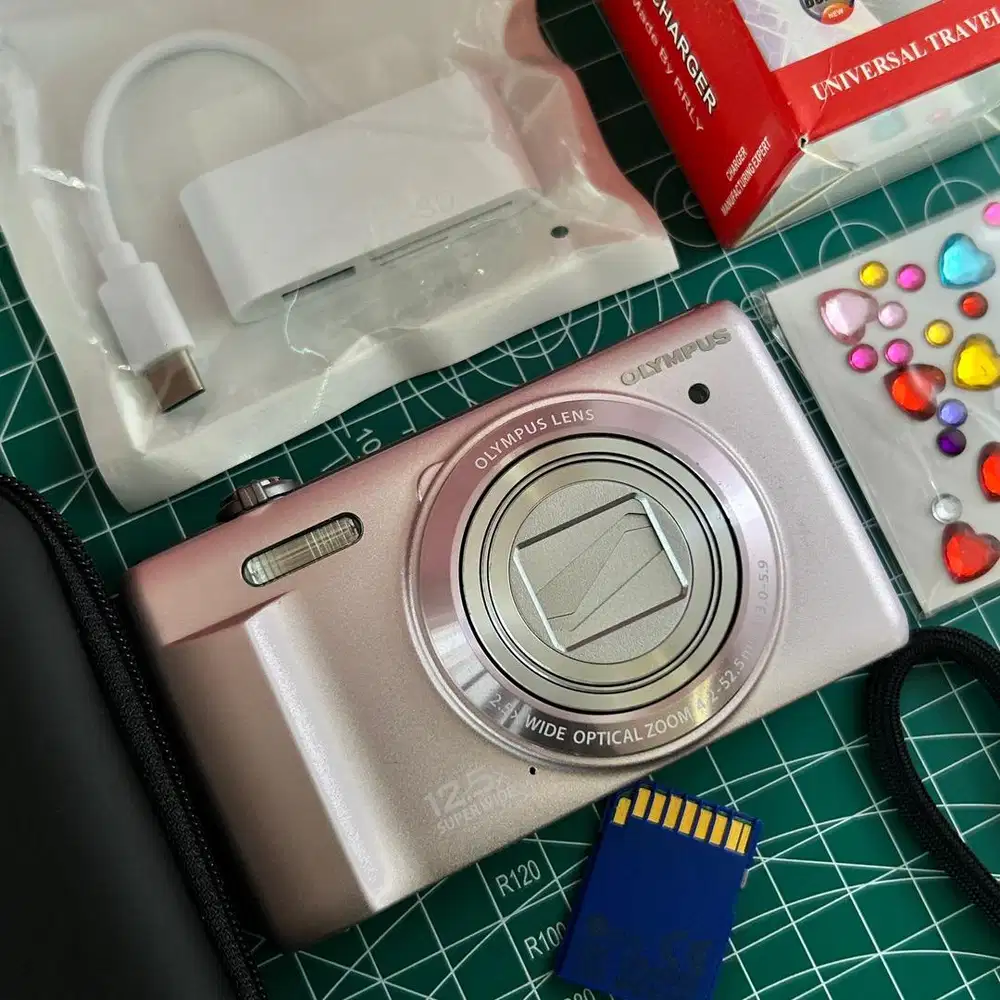 Digicam Olympus QVR-350 soft pink