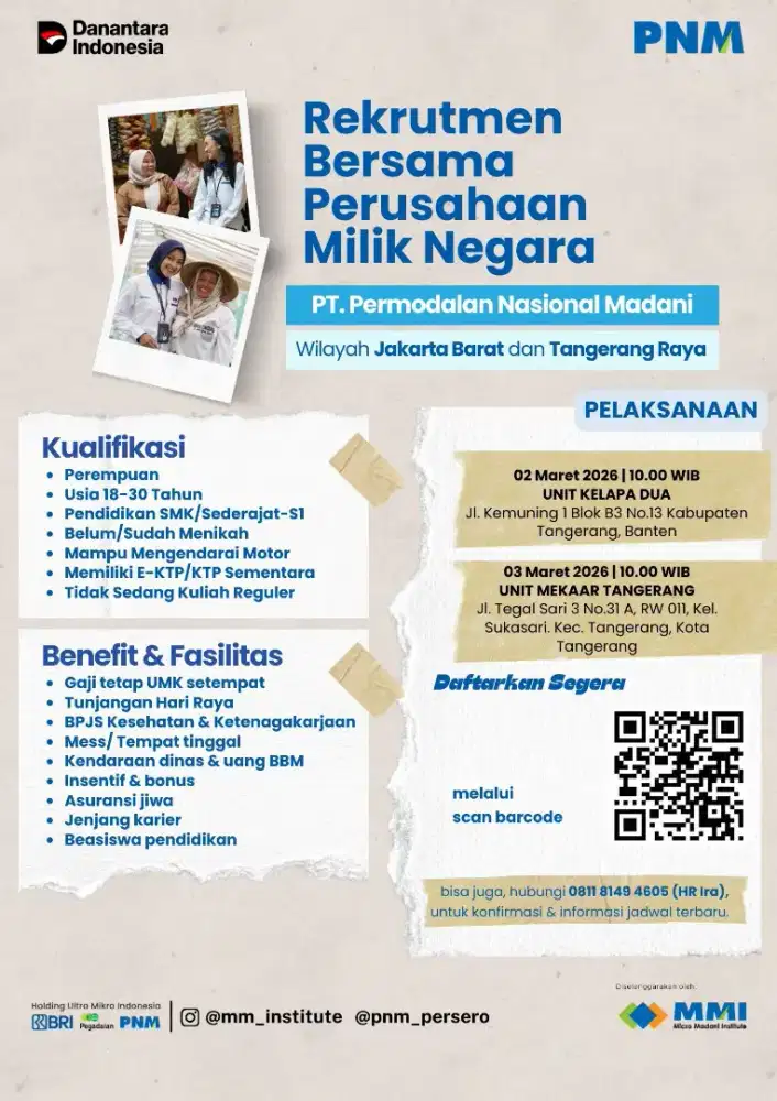 Lowongan Kerja sebagai Account Officer