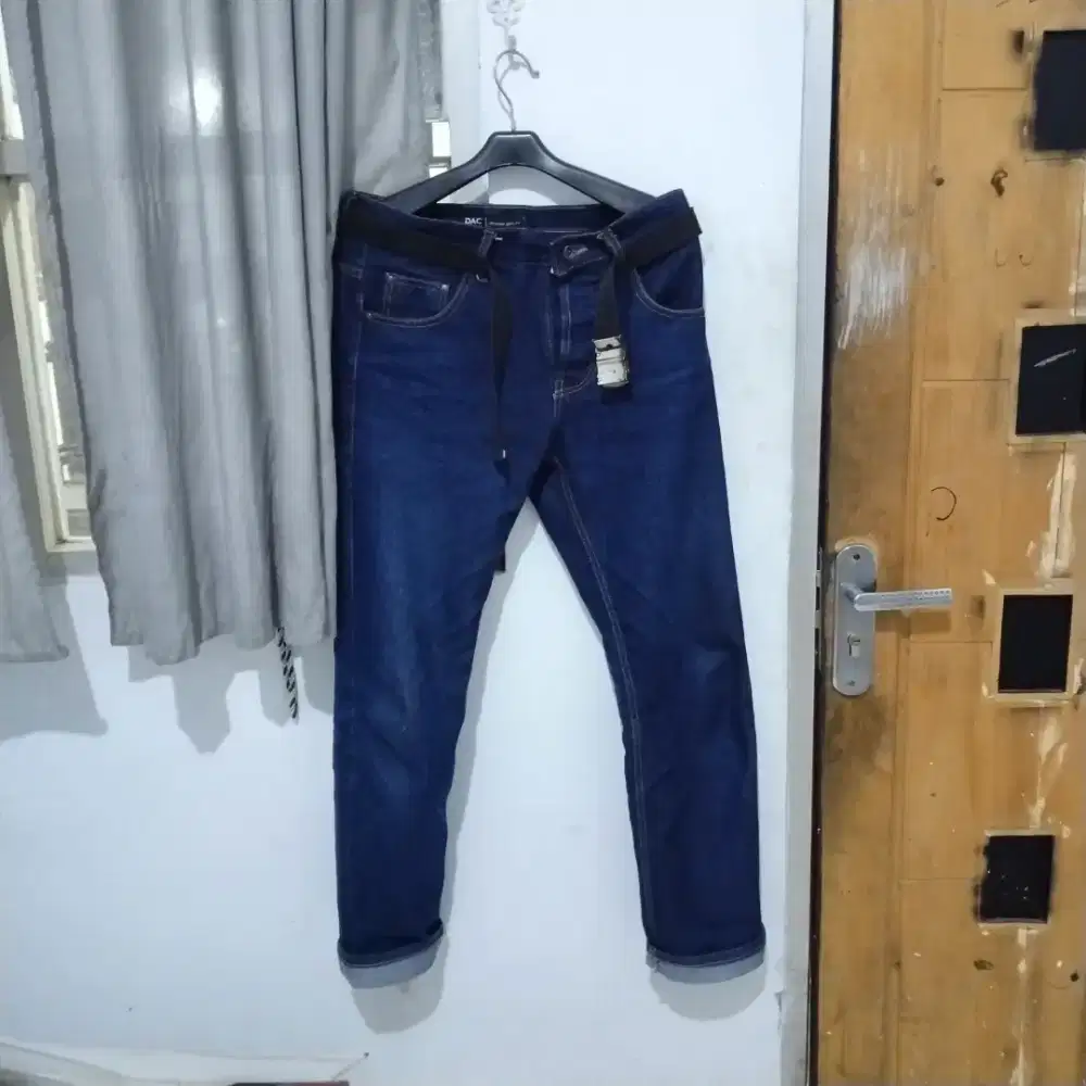 Denim senopati warna biru size 30,oz gatau 17/18 Lupa