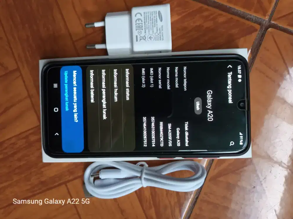 Samsung A20 3/32 Hp Casan Eks Garansi Resmi