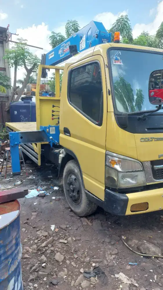 Truck canter 136 HDL tahun 2020 dan crane tadano 365 k.silang