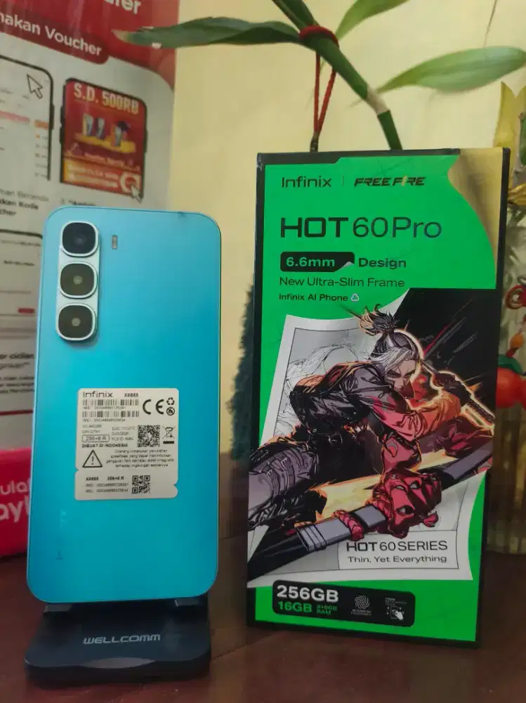 2nd : Hot 60 pro 8/256 4G mulus
