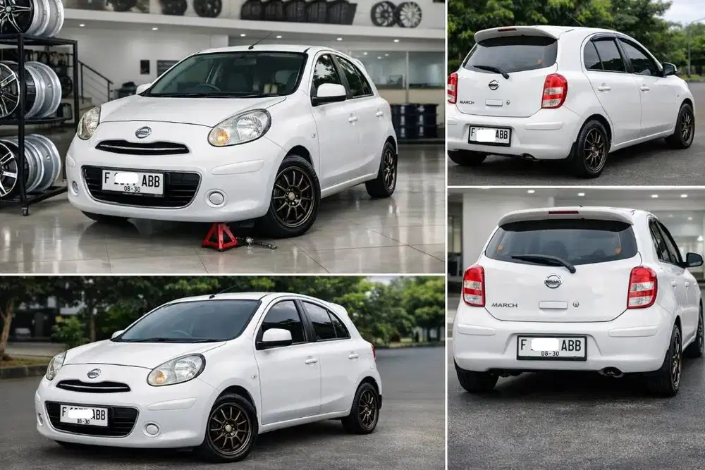 Dijual Nissan March Putih Manual Pajak Hidup Plat F Siap Pakai