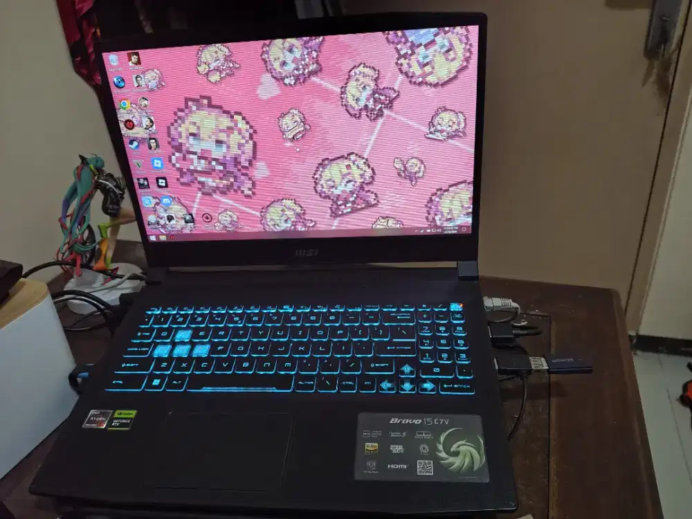 Laptop Gaming MSI Bravo 15 C7V AMD Ryzen 7 7735HS Nvidia RTX 4060 Nego